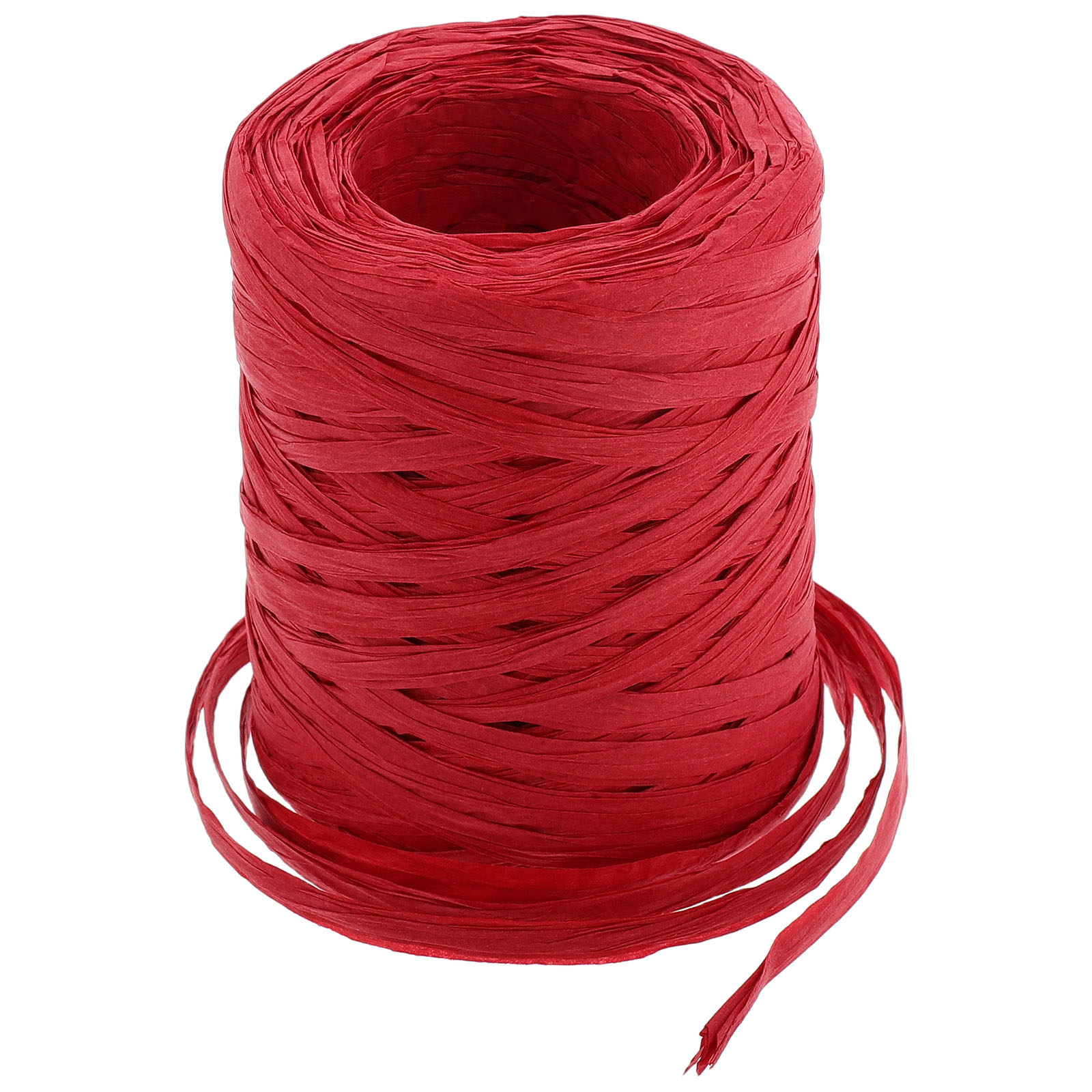 Papercraft Supply Ribbon - 1巻 ラフィア紙紐 100m 天然素材のクラフトリボン、包装用リボン、DIYクリスマスデコレーション用品