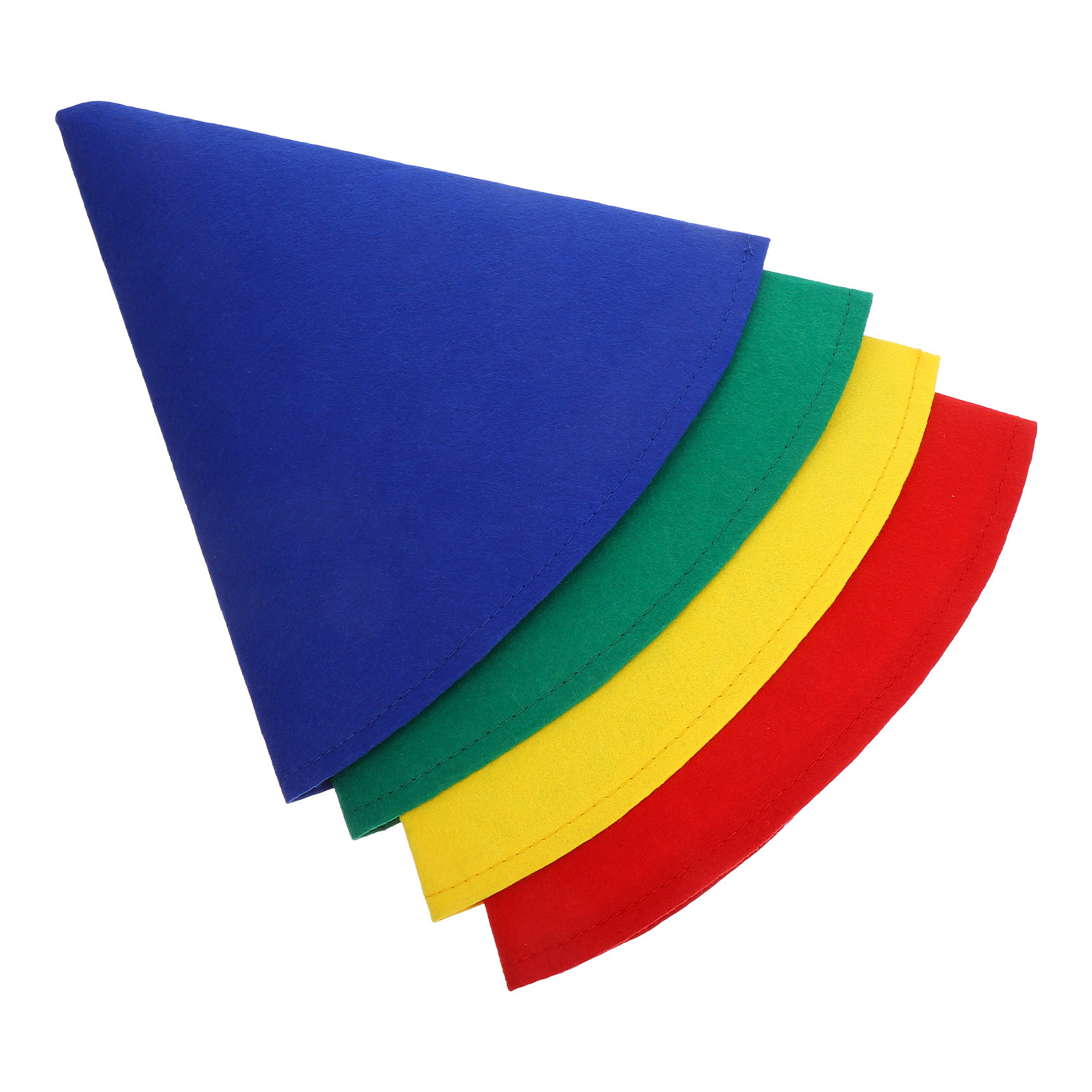4個セット フェルト製コーン型ノーム帽子 柔らかく快適なフィ - Party Hat Cone のレビューと価格
