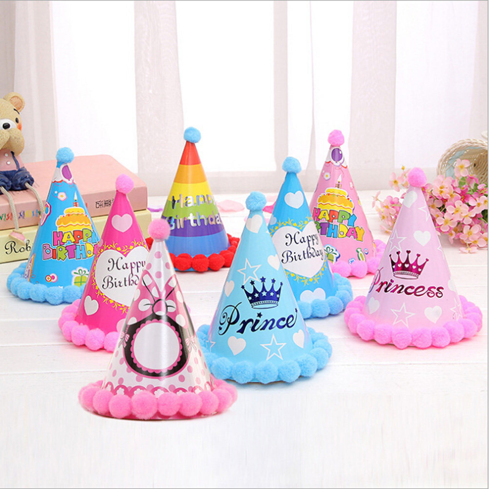 12個入り、誕生日パーティー用コーン型帽子。フリーサイズで、 - Party Hat Cone のレビューと価格