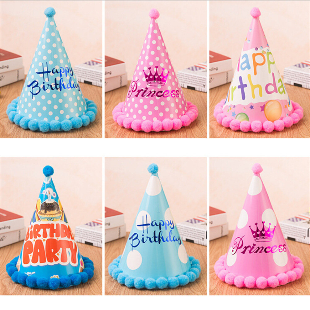 12個入り、誕生日パーティー用コーン型帽子。フリーサイズで、 - Party Hat Cone のレビューと価格