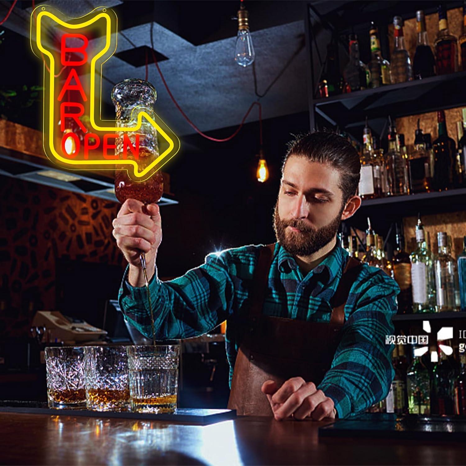バー用ネオンサイン「Open」USB調光式LEDネオンライト - Neon Sign Party のレビューと価格