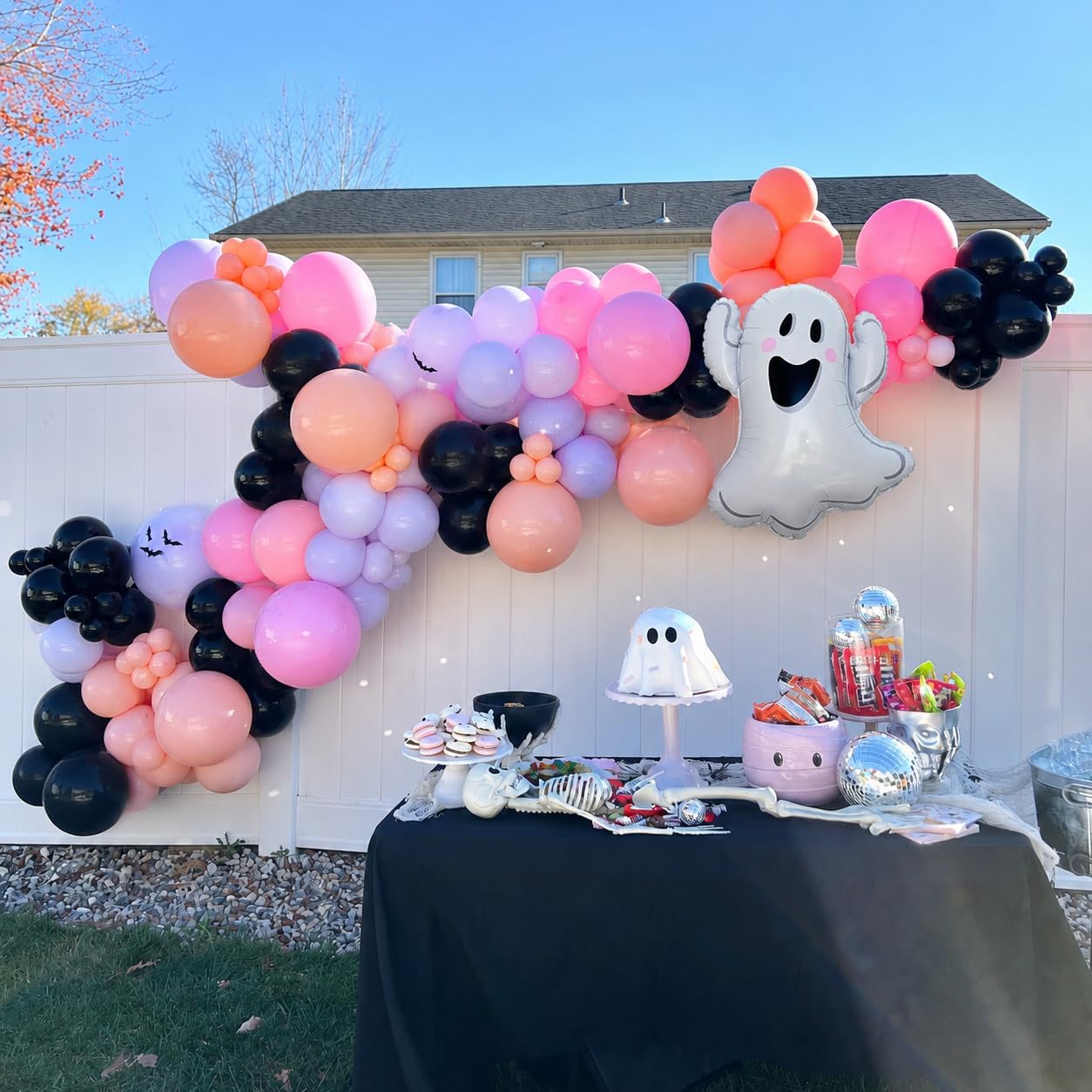 ハロウィンバルーンガーランドアーチキット（3Dコウモリステッ - Balloon Arch Kit のレビューと価格